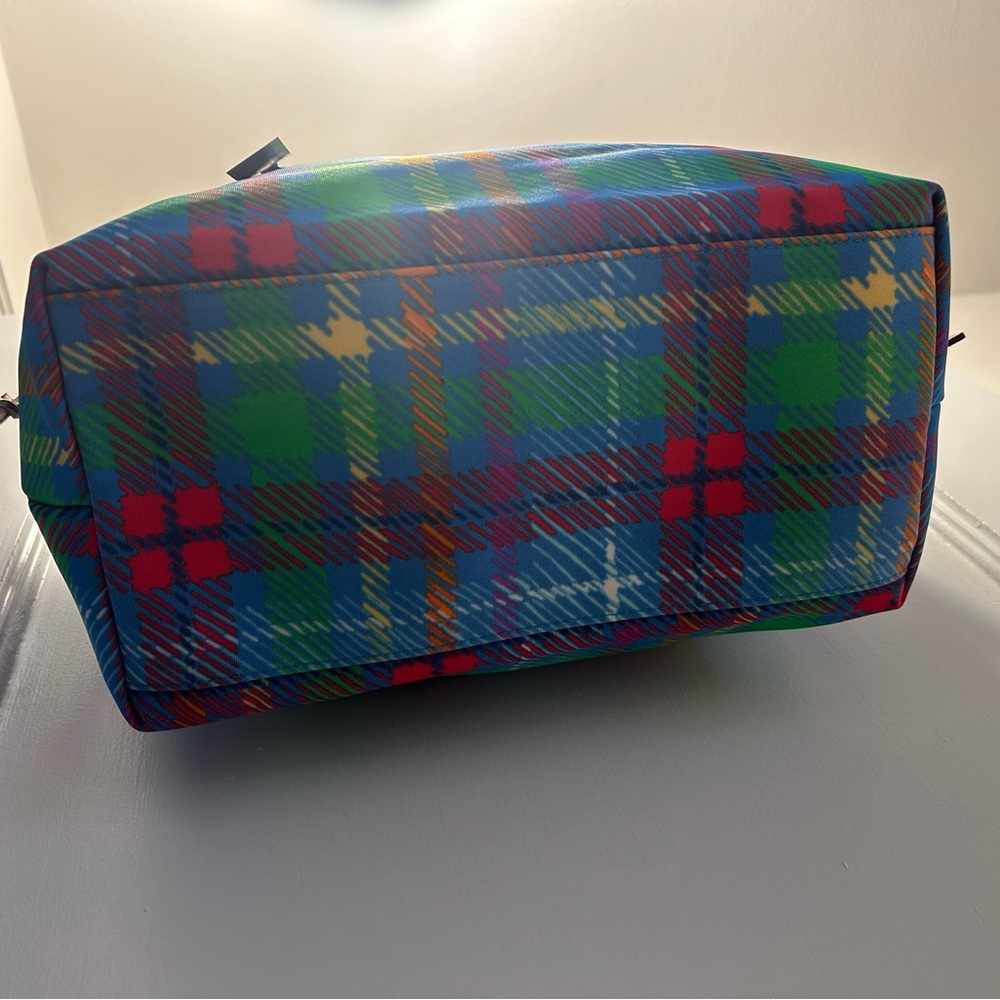 Dooney and Bourke Multicolor Plaid Large Tote Bag - NWT with Dust Bag included - Picture 6 of 15